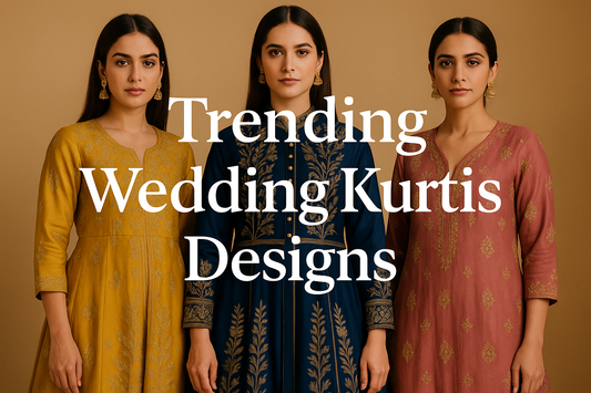 Trending Wedding Kurtis Designs