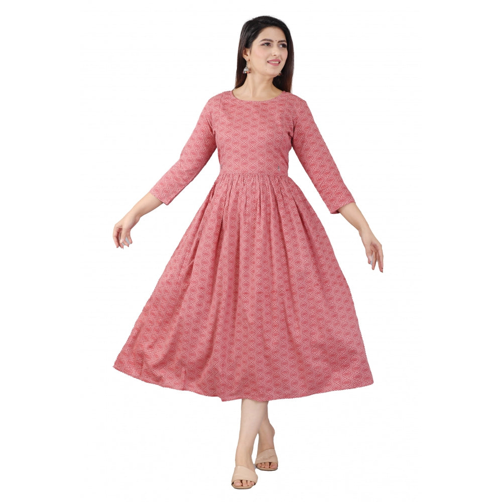 Brown viscose kurti for women — view 6