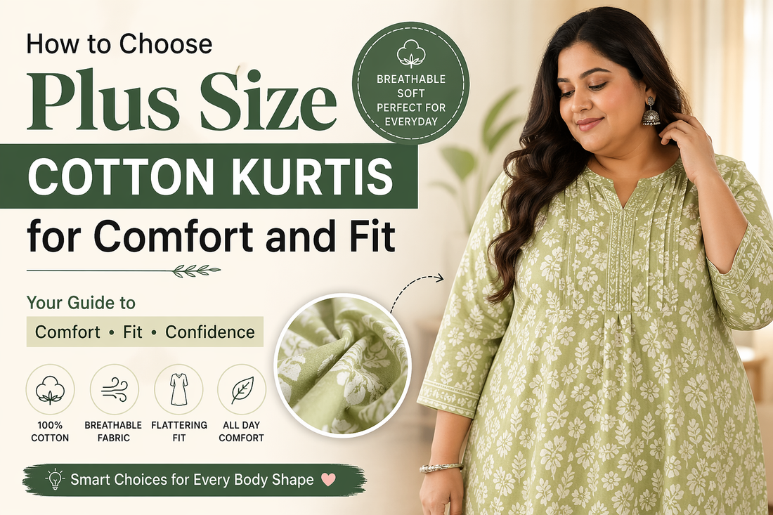 How to choose plus size cotton kurtis