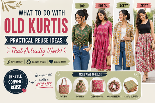 What to Do With Old Kurtis: Practical Reuse Ideas Based on Fabric, Fit, and Use