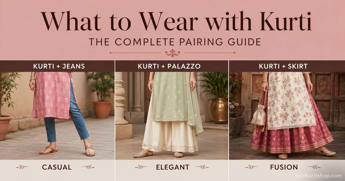 What to wear with kurti