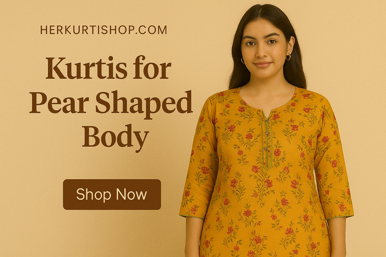 Kurtis for Pear Shaped Body