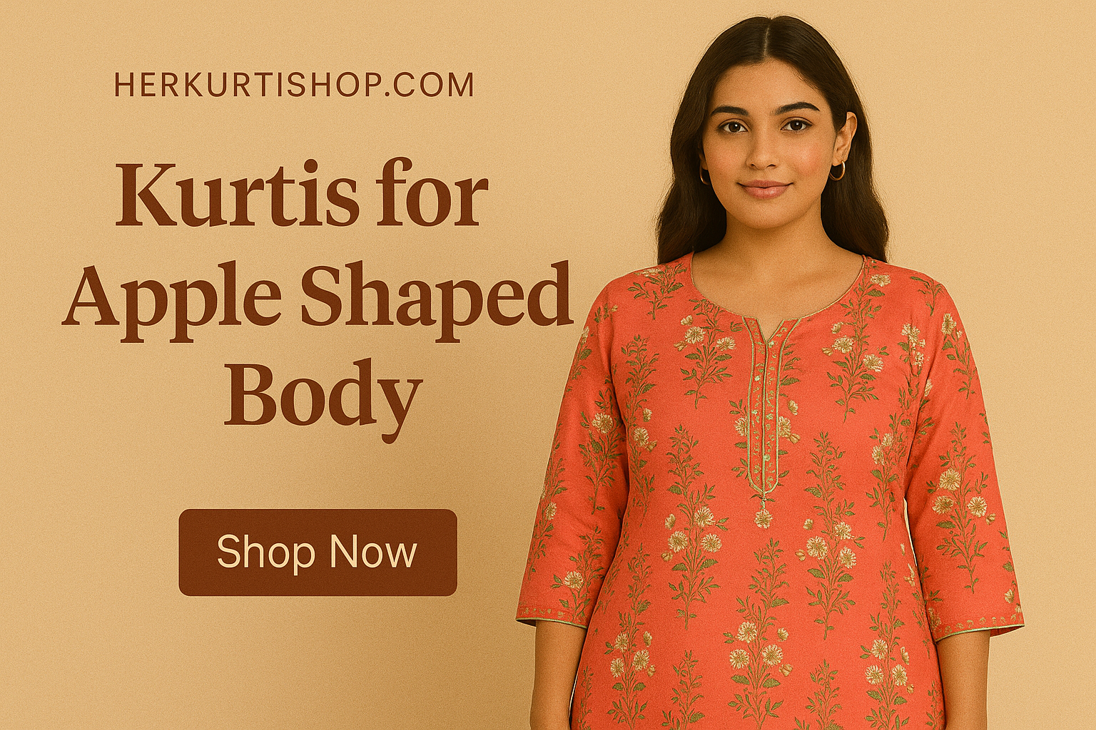 Kurtis for Apple Shaped Body
