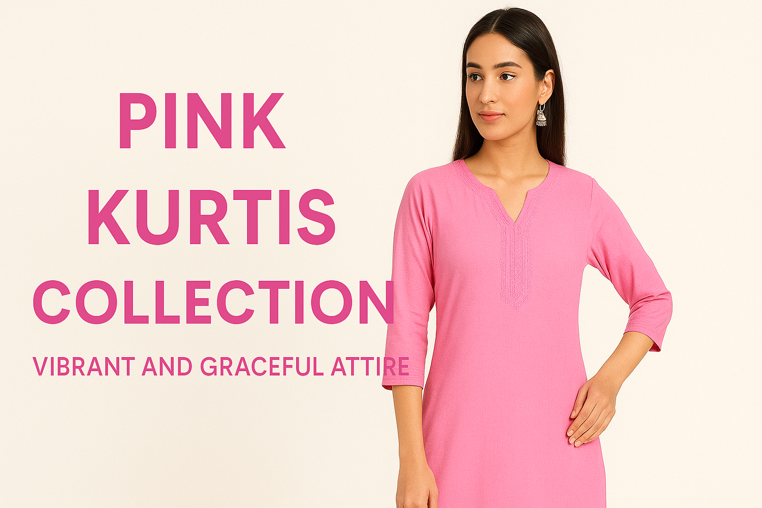 Buy Pink Kurtis