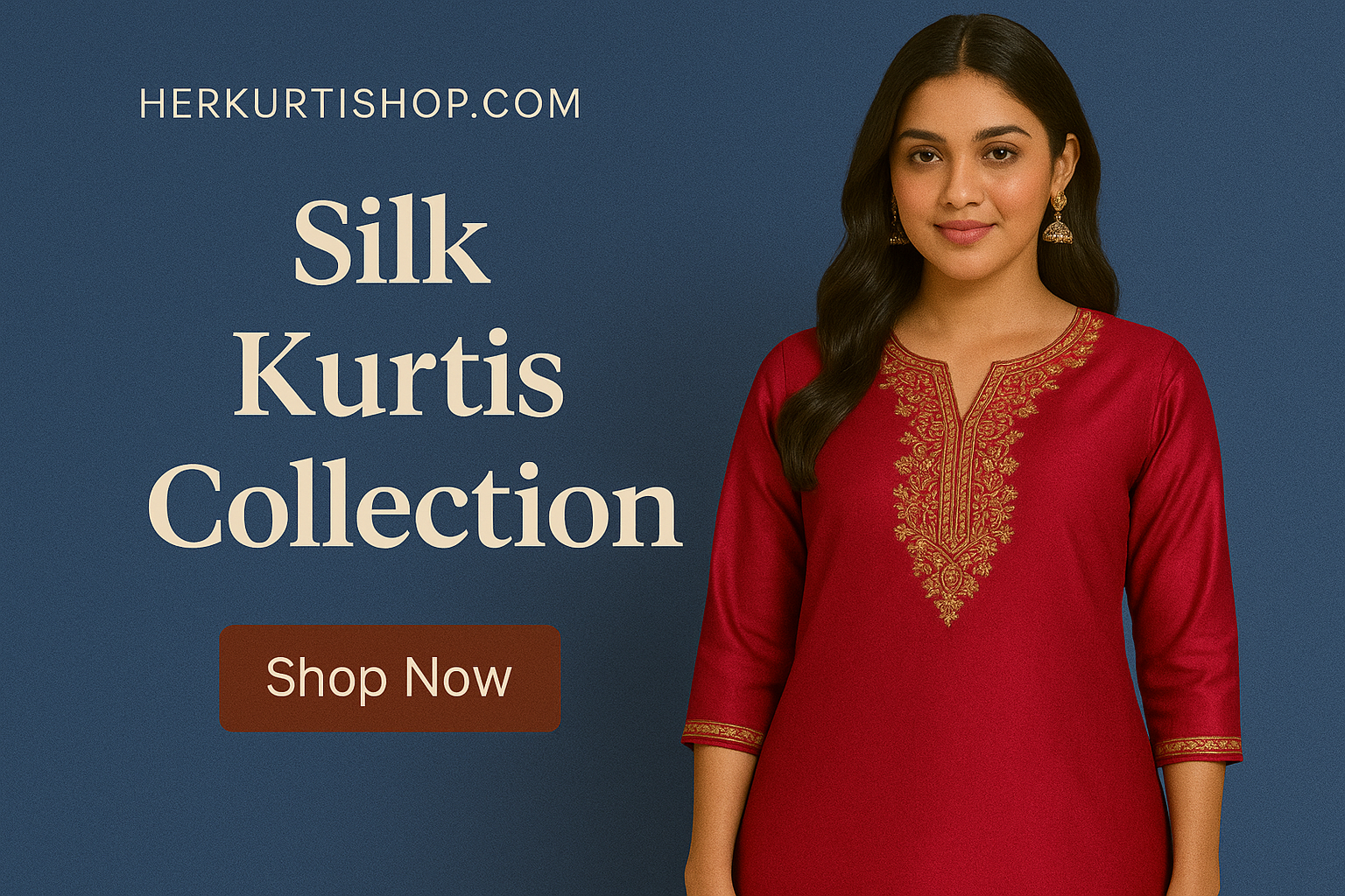 Buy Silk Kurtis