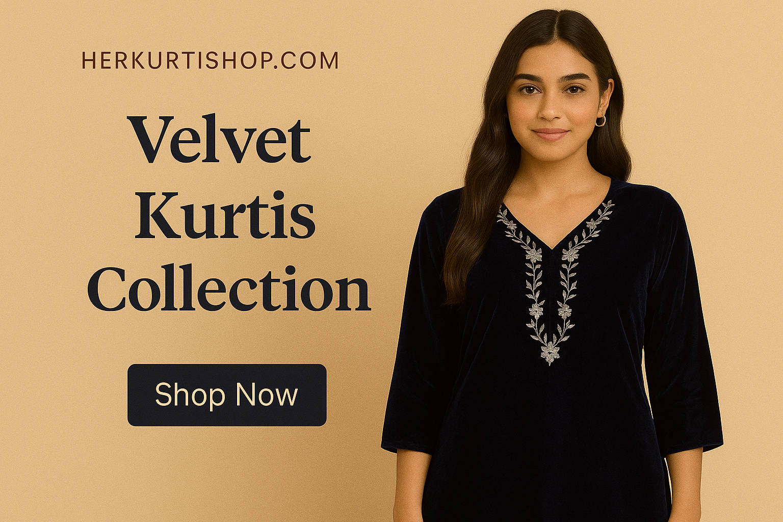 Buy Velvet Kurtis