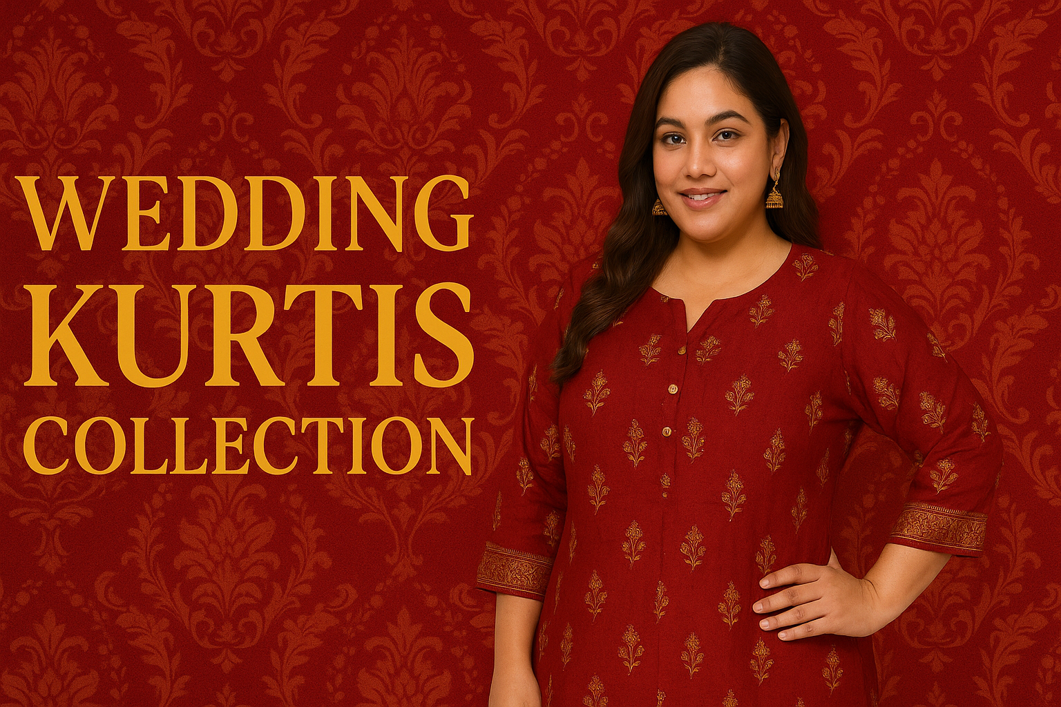 Buy Wedding Wear Kurtis