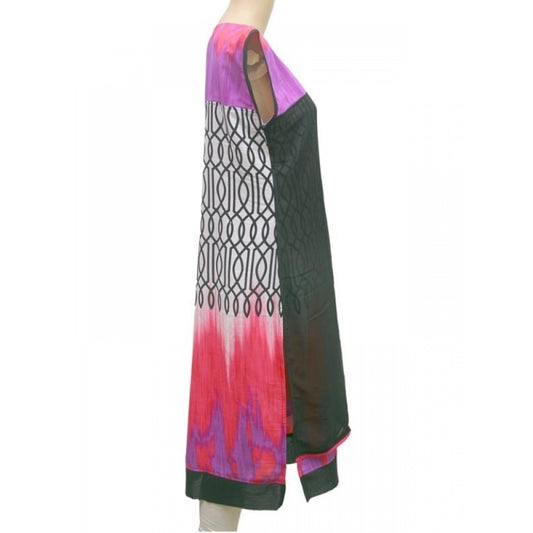 Women's Synthetic Kurtis (Multi Color, M)