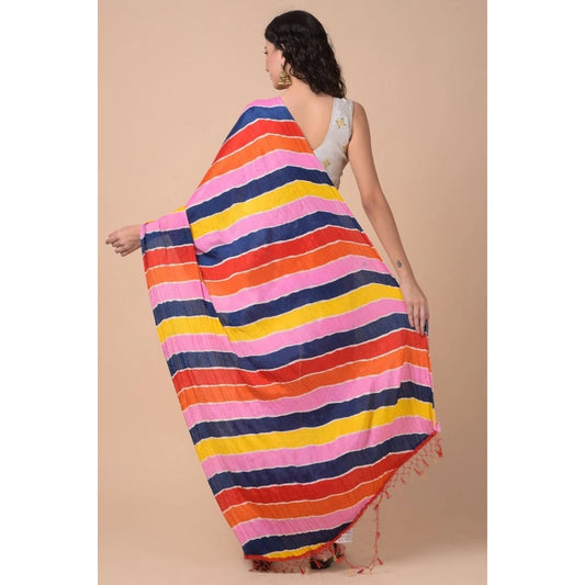 Women's Chanderi Printed Dupatta (Multicolor, Length: 2.25 to 2.50 Mtr)