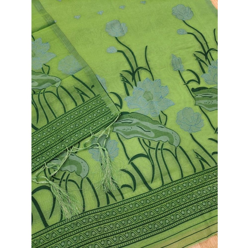 Pista banarasi silk unstitched salwar suit material — colour detail